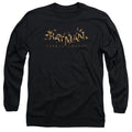 Batman Ak Flame Logo Long Sleeve T-Shirt