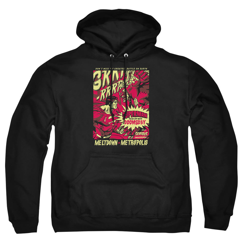 Superman Metropolis Meltdown Pullover Hoodie
