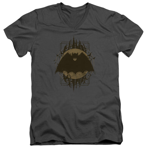 Batman Batman Crest V-Neck T-Shirt