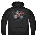 Batman v Superman Lightniing V Heat Vision Pullover Hoodie