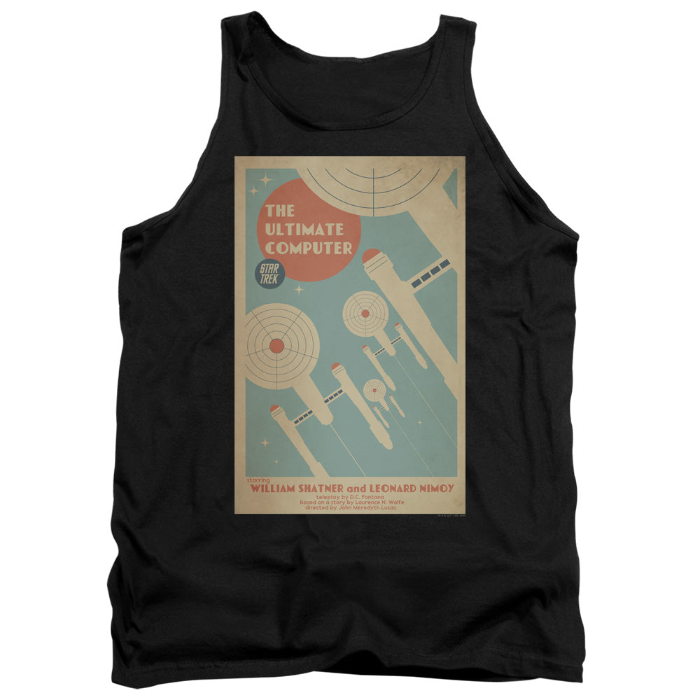 Star Trek Juan Ortiz The Ultimate Computer Black Tank Top