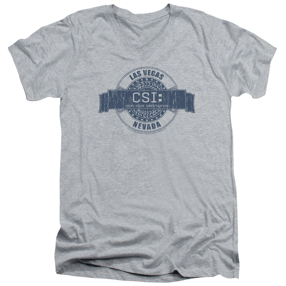 CSI Vegas Badge V-Neck T-Shirt