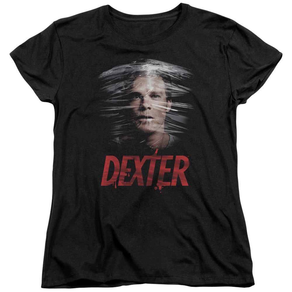 Dexter Plastic Wrapped Womens T-Shirt
