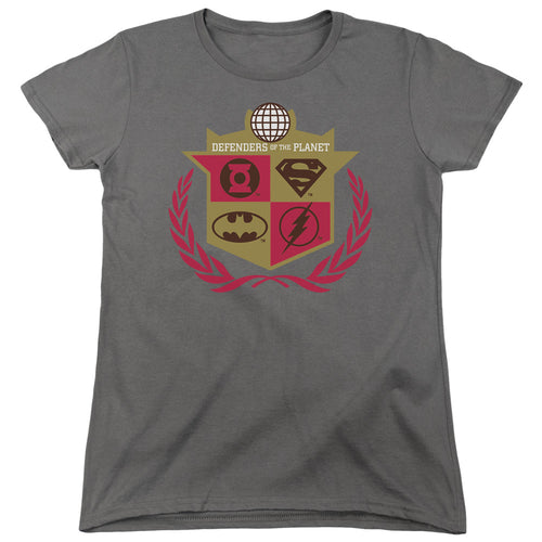 Justice League Defenders Womens T-Shirt