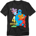 Sesame Street 4TH Birthday T-Shirt