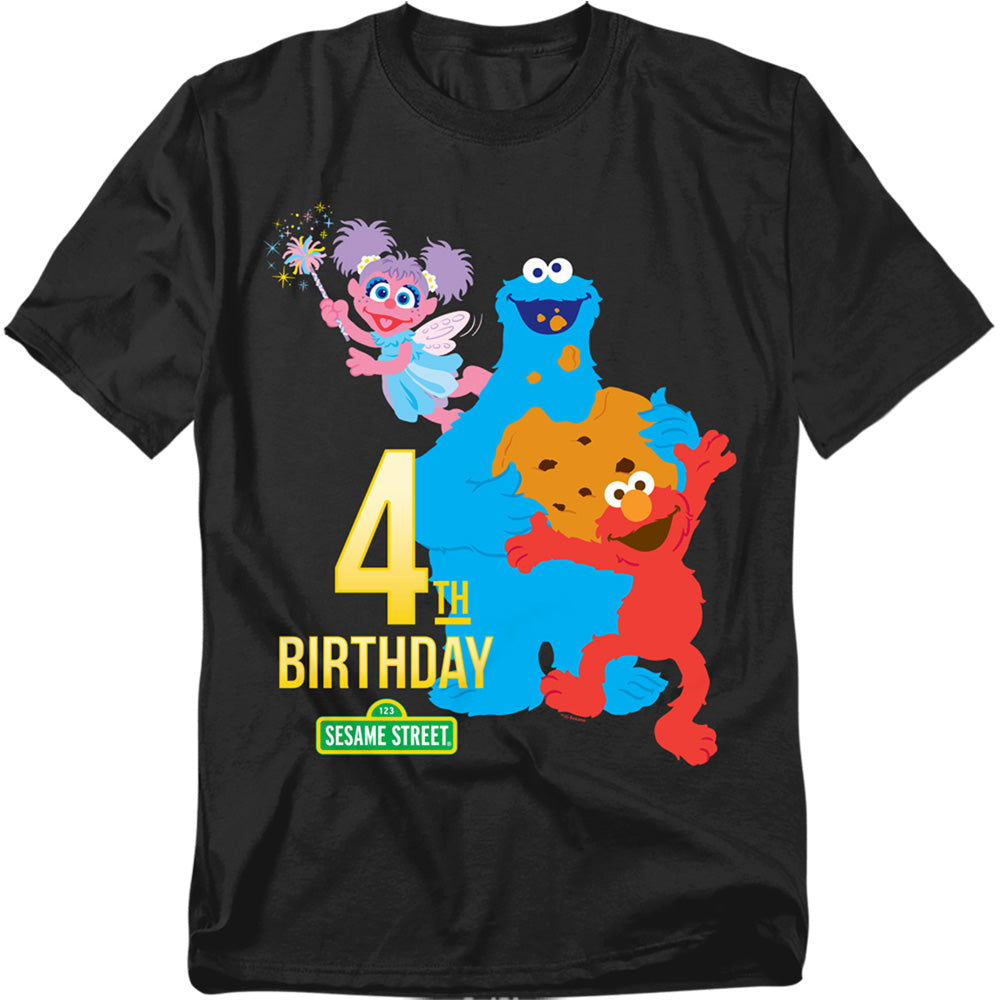 Sesame Street 4TH Birthday T-Shirt
