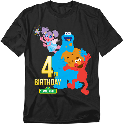 Sesame Street 4TH Birthday T-Shirt