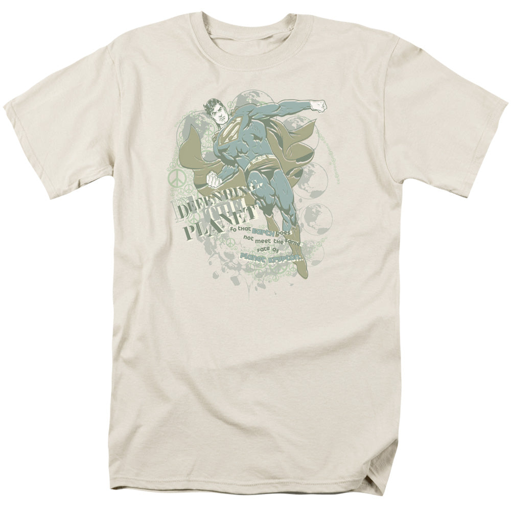 Superman Defending the Planet T-Shirt