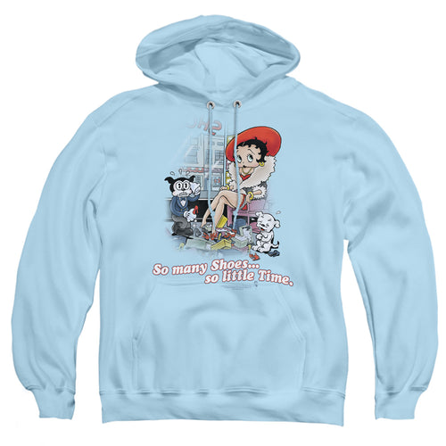 Betty Boop So Many Shoes Pullover Hoodie