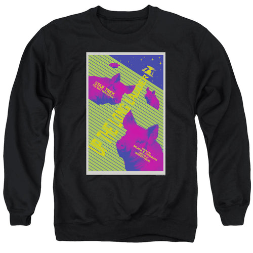 Star Trek Up the Long Ladder Black Crewneck Sweatshirt