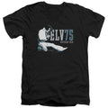 Elvis Presley Elv 75 Logo V-Neck T-Shirt