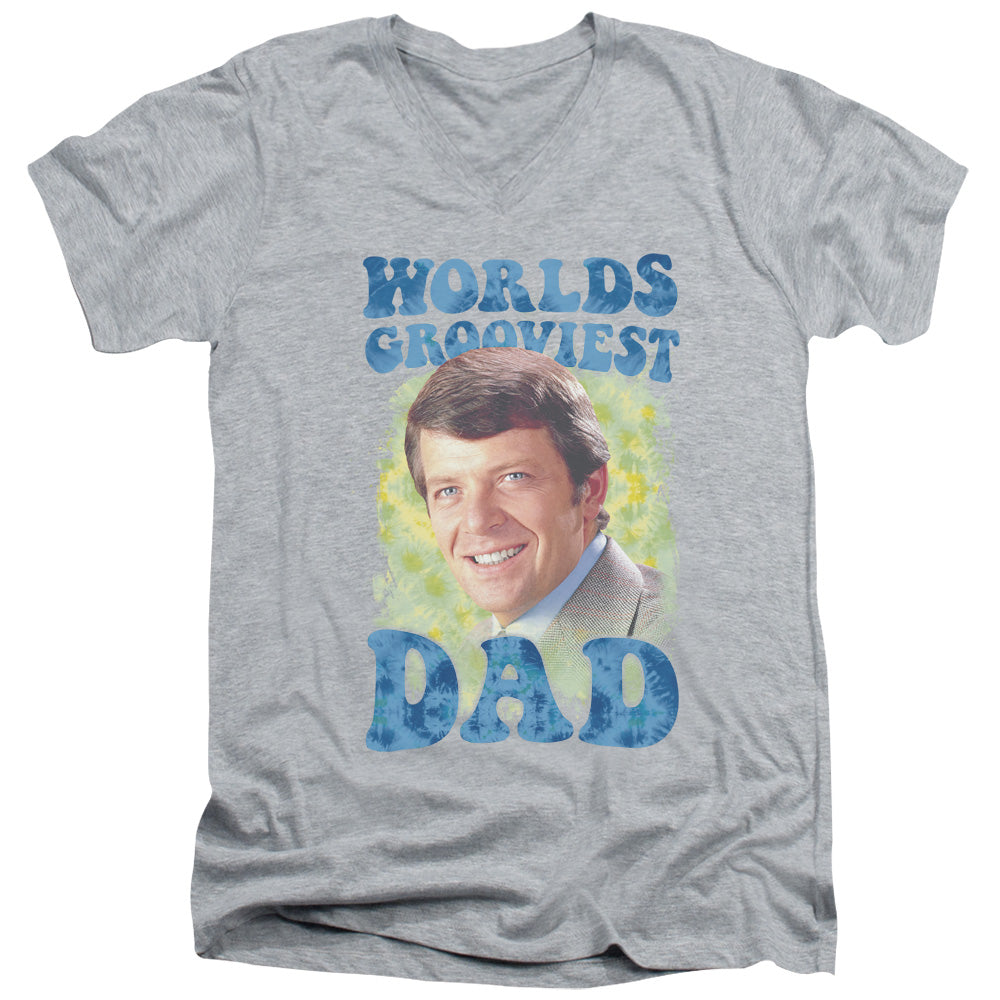 The Brady Bunch Worlds Grooviest V-Neck T-Shirt