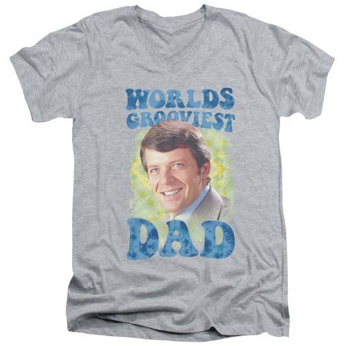 The Brady Bunch Worlds Grooviest V-Neck T-Shirt