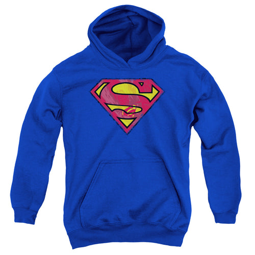 Superman Action Shield Youth Hoodie
