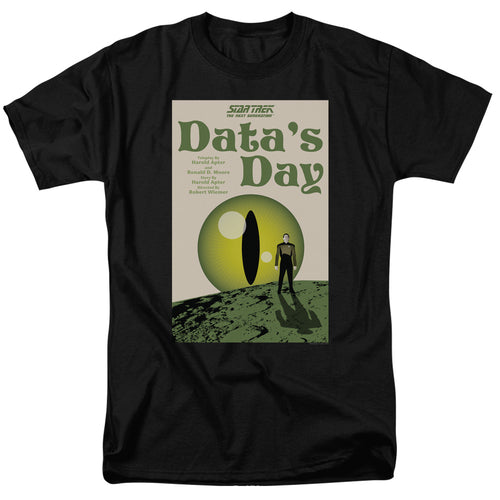 Star Trek Data's Day Black T-Shirt