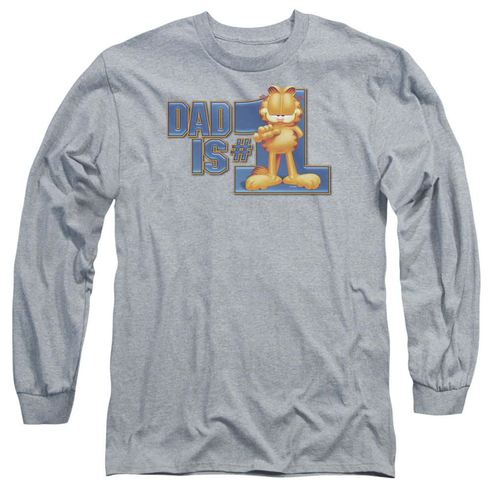 Garfield Dad Is Number One Long Sleeve T-Shirt