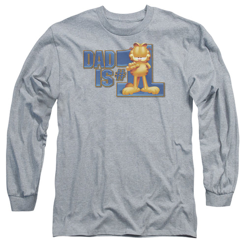 Garfield Dad Is Number One Long Sleeve T-Shirt