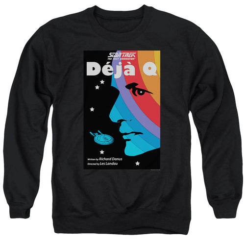 Star Trek Deja Q Black Crewneck Sweatshirt