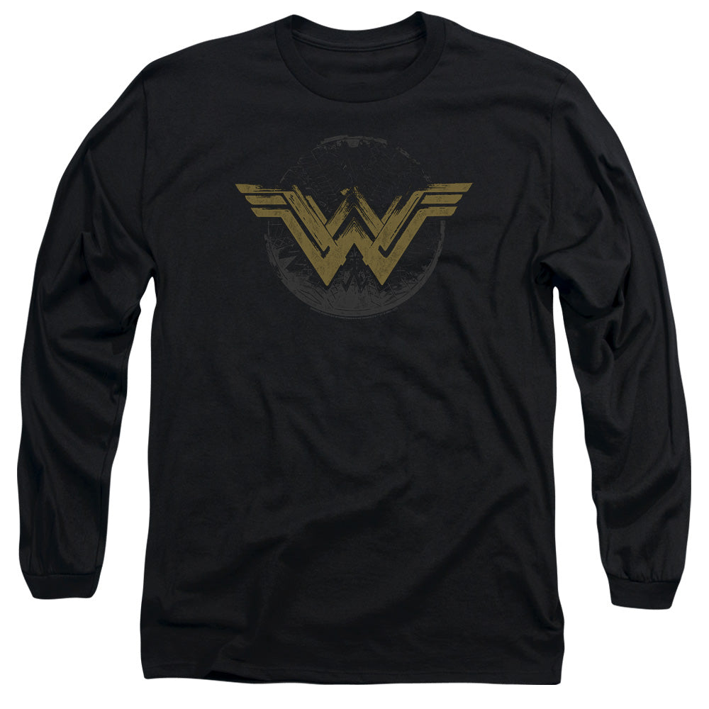 Wonder Woman (2017) Distressed Logo Long Sleeve T-Shirt