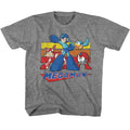 Mega Man Multi Color Rectangles Youth/Toddler T-Shirt