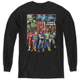 Justice League New Jla Panels Youth Long Sleeve T-Shirt