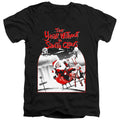 The Year Without a Santa Claus Santa Poster V-Neck T-Shirt