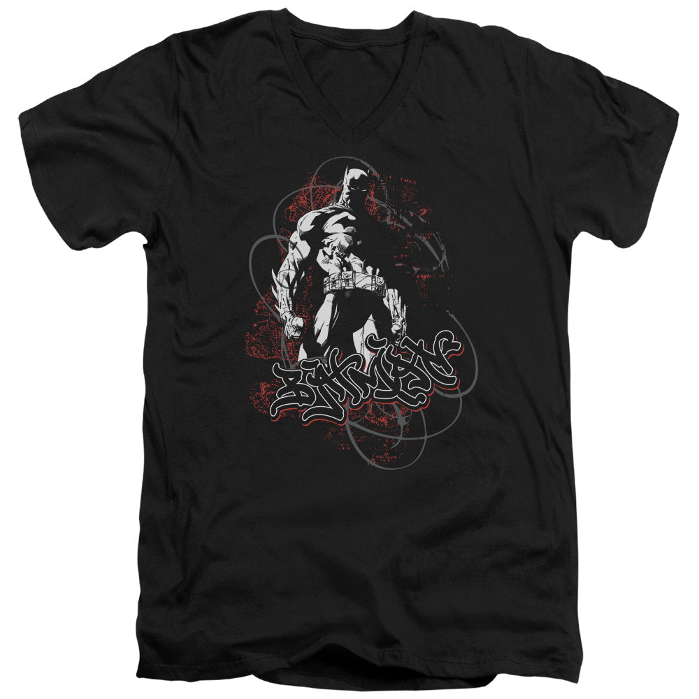 Batman Urban Gotham V-Neck T-Shirt