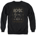 AC/DC Rock Label Crewneck Sweatshirt