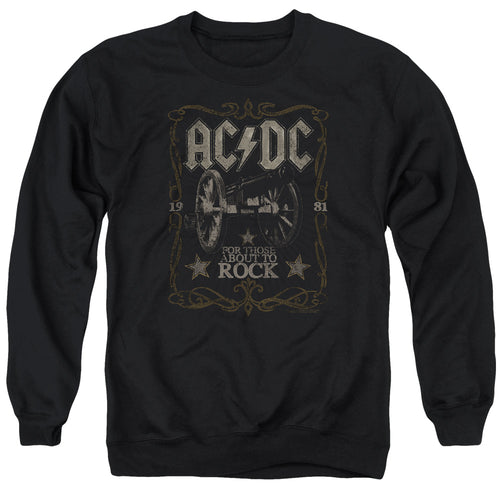 AC/DC Rock Label Crewneck Sweatshirt