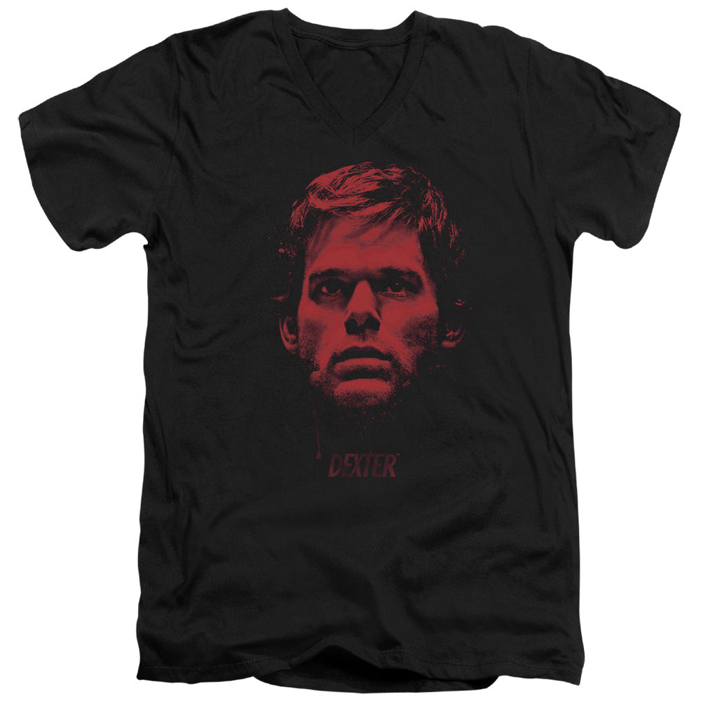 Dexter Bloody Face V-Neck T-Shirt