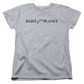Superman Daily Planet Logo Athletic Heather Womens T-Shirt