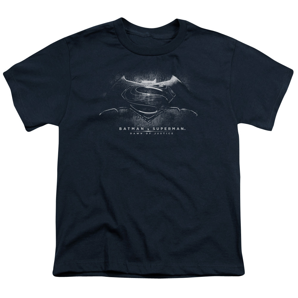 Batman v Superman Bw Logo Youth/Toddler T-Shirt