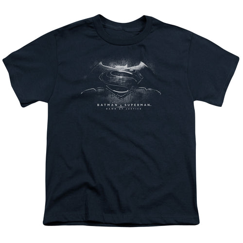 Batman v Superman Bw Logo Youth/Toddler T-Shirt