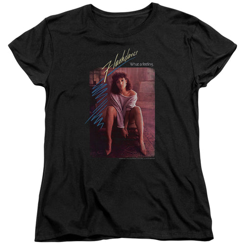 Flashdance Title Womens T-Shirt