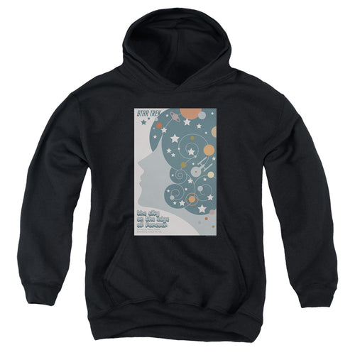 Star Trek Juan Ortiz The City on the Edge of Forever Black Youth Hoodie