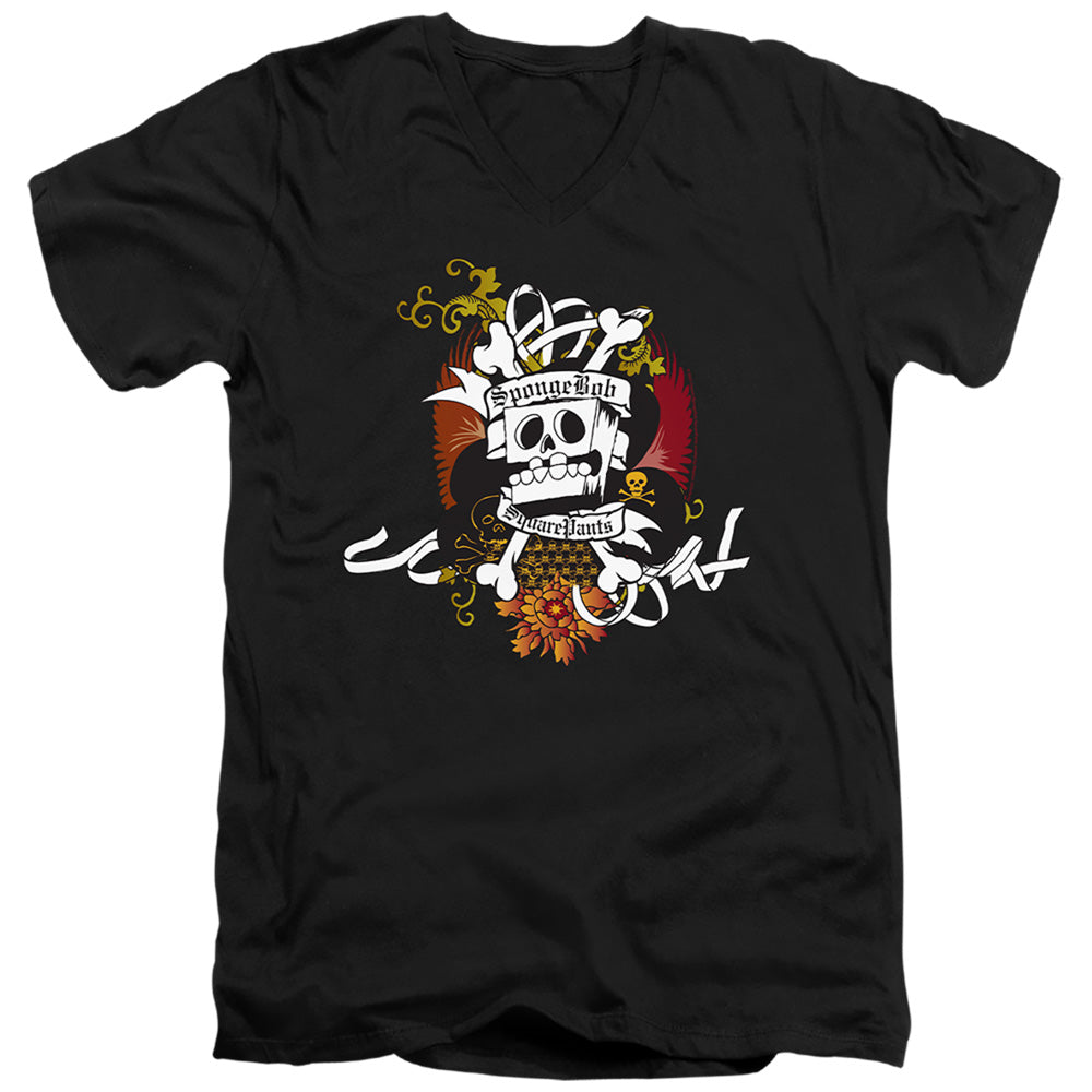 Spongebob Squarepants Rest in Peace V-Neck T-Shirt