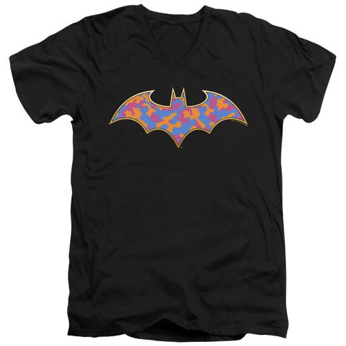 Batman Gold Camo V-Neck T-Shirt