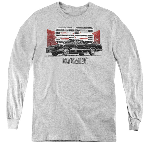 Chevy El Camino SS Mountains Youth Long Sleeve T-Shirt