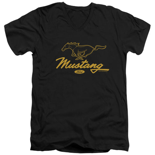 Ford Pony Script V-Neck T-Shirt