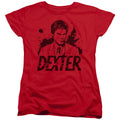 Dexter Splatter Dex Womens T-Shirt