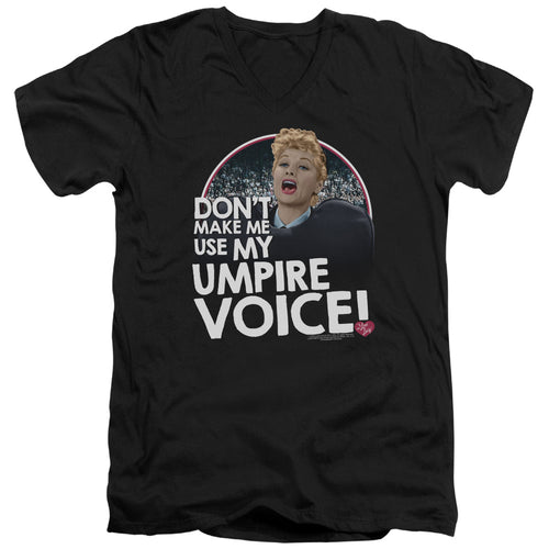 I Love Lucy Umpire V-Neck T-Shirt