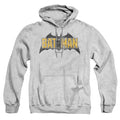 The Batman Vintage Bat Logo on Gray Pullover Hoodie
