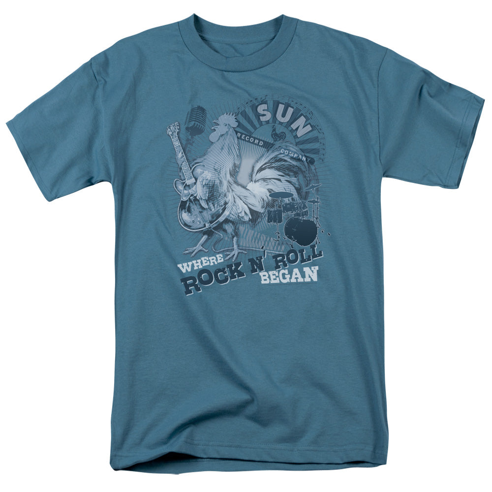 Sun Records Where Rock N Roll Began Rooster T-Shirt