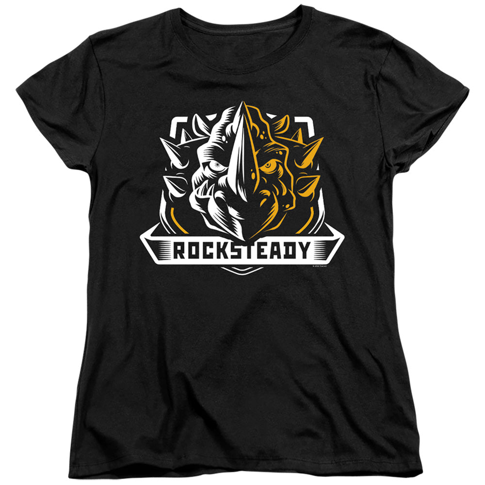 Teenage Mutant Ninja Turtles Rocksteady Womens T-Shirt