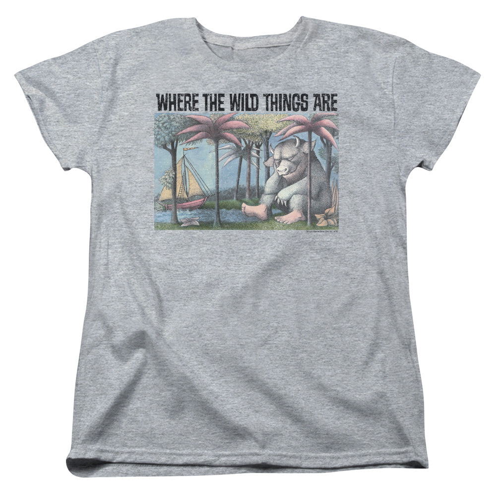 Where the Wild Things Are Cover Art Womens T-Shirt