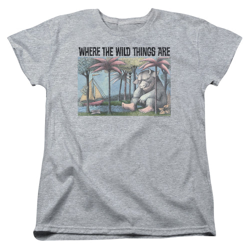 Where the Wild Things Are Cover Art Womens T-Shirt