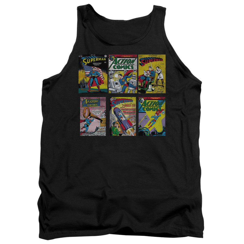 Superman Sm Covers Tank Top
