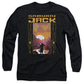Samurai Jack Sunrise Black Long Sleeve T-Shirt