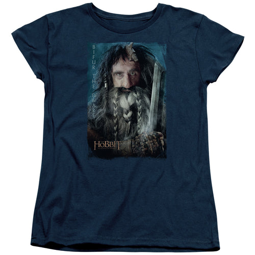 The Hobbit Bifur Portrait Womens T-Shirt