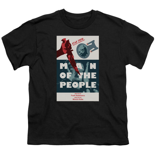 Star Trek Man of the People Black Youth/Toddler T-Shirt